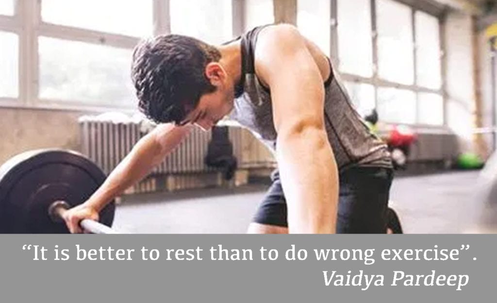 Can exercise cause slip disc